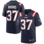 Damien Harris New England Patriots  Game Jersey - Navy