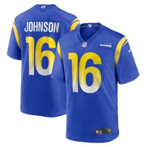 Tyler Johnson Los Angeles Rams Team Game Jersey -  Royal