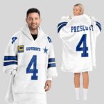 Adult D.P 4 Captain Dalllas Football Unisex Blanket Hoodie