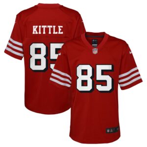 George Kittle San Francisco 49ers  Youth Alternate Game Jersey - Scarlet