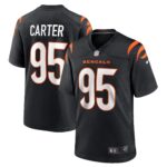 Zach Carter Cincinnati Bengals Game Player Jersey - Black