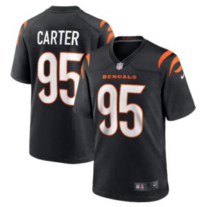 Zach Carter Cincinnati Bengals Game Player Jersey - Black