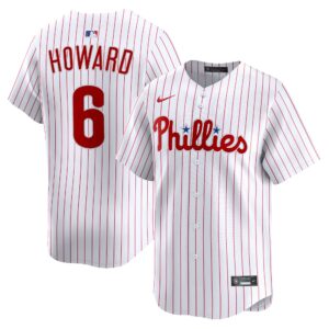 Philadelphia Phillies Ryan Howard #6 White Limited Jersey