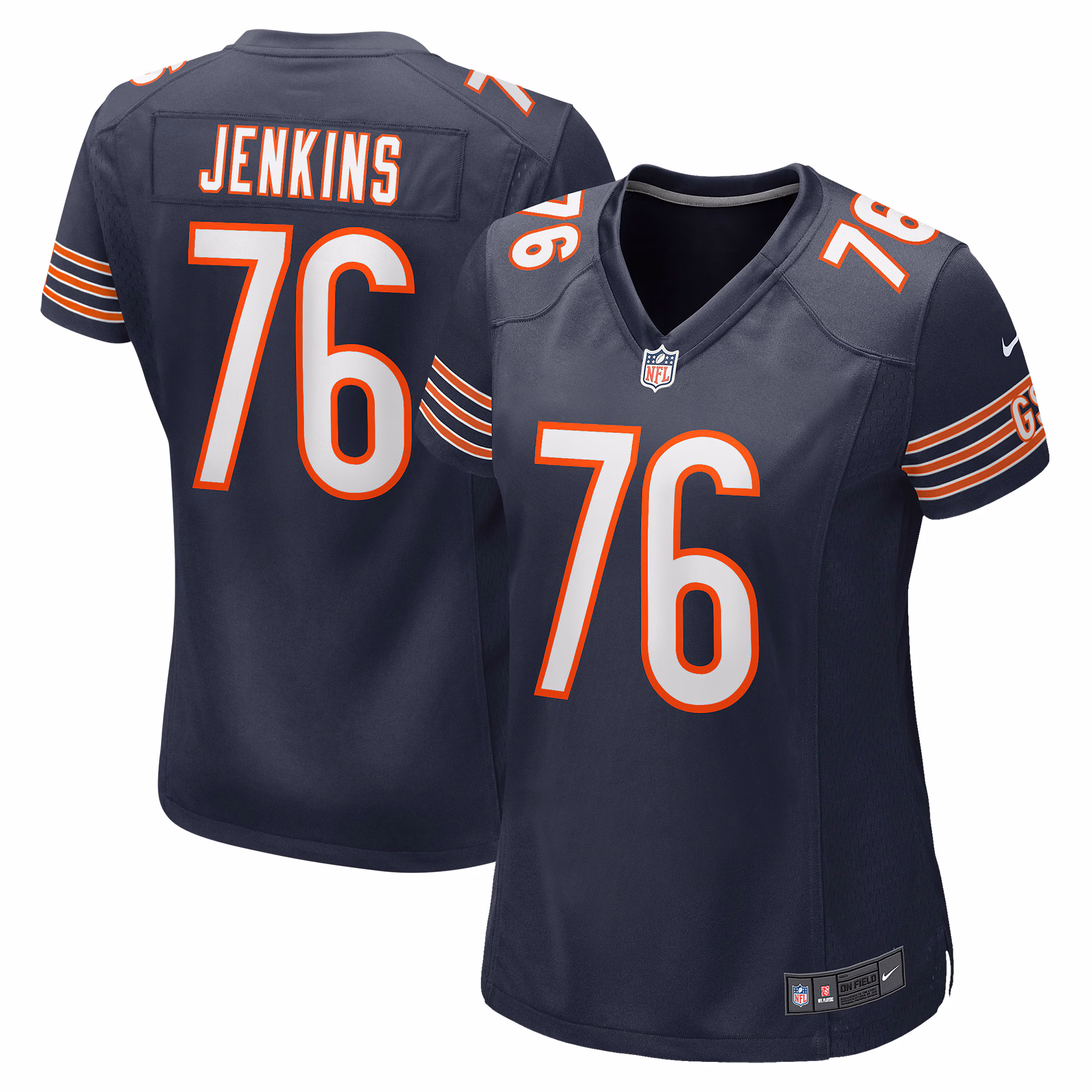 Teven Jenkins Chicago Bears Women's Game Jersey - Navy