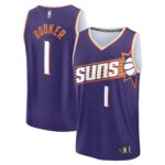 Men's Phoenix Suns Devin Booker  Purple 2023/24 Fast Break Replica Jersey - Icon Edition