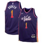 Youth Phoenix Suns Devin Booker  Purple 2023/24 Swingman Replica Jersey - City Edition