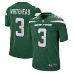 Whitehead New York Jets  Game Player Jersey - Gotham Green