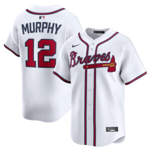 Atlanta Braves Sean Murphy #12 White Home Limited Player Jersey
