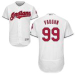 Cleveland Indians #99 Ricky Vaughn White Flexbase Collection Stitched Jersey