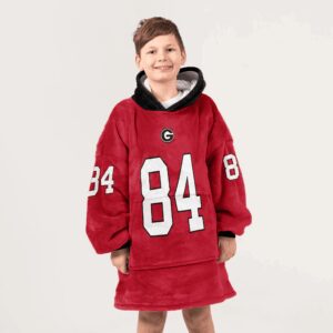 Kid L.M 84 Georgia Football Unisex Blanket Hoodie