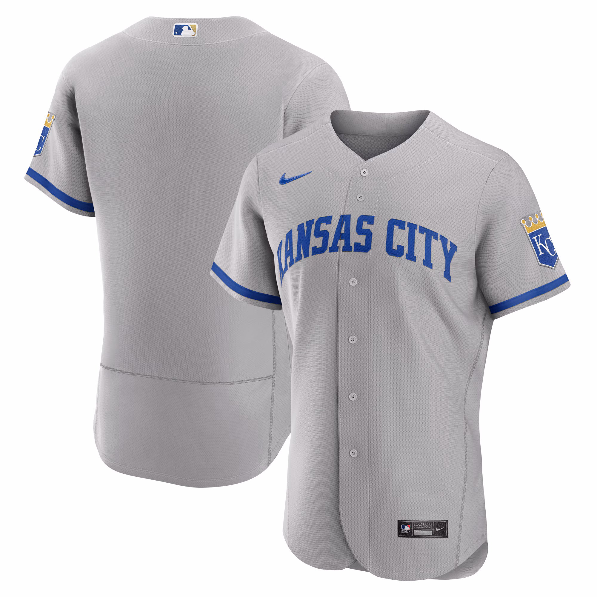 Kansas City Royals Gray 2022 Road Authentic Jersey