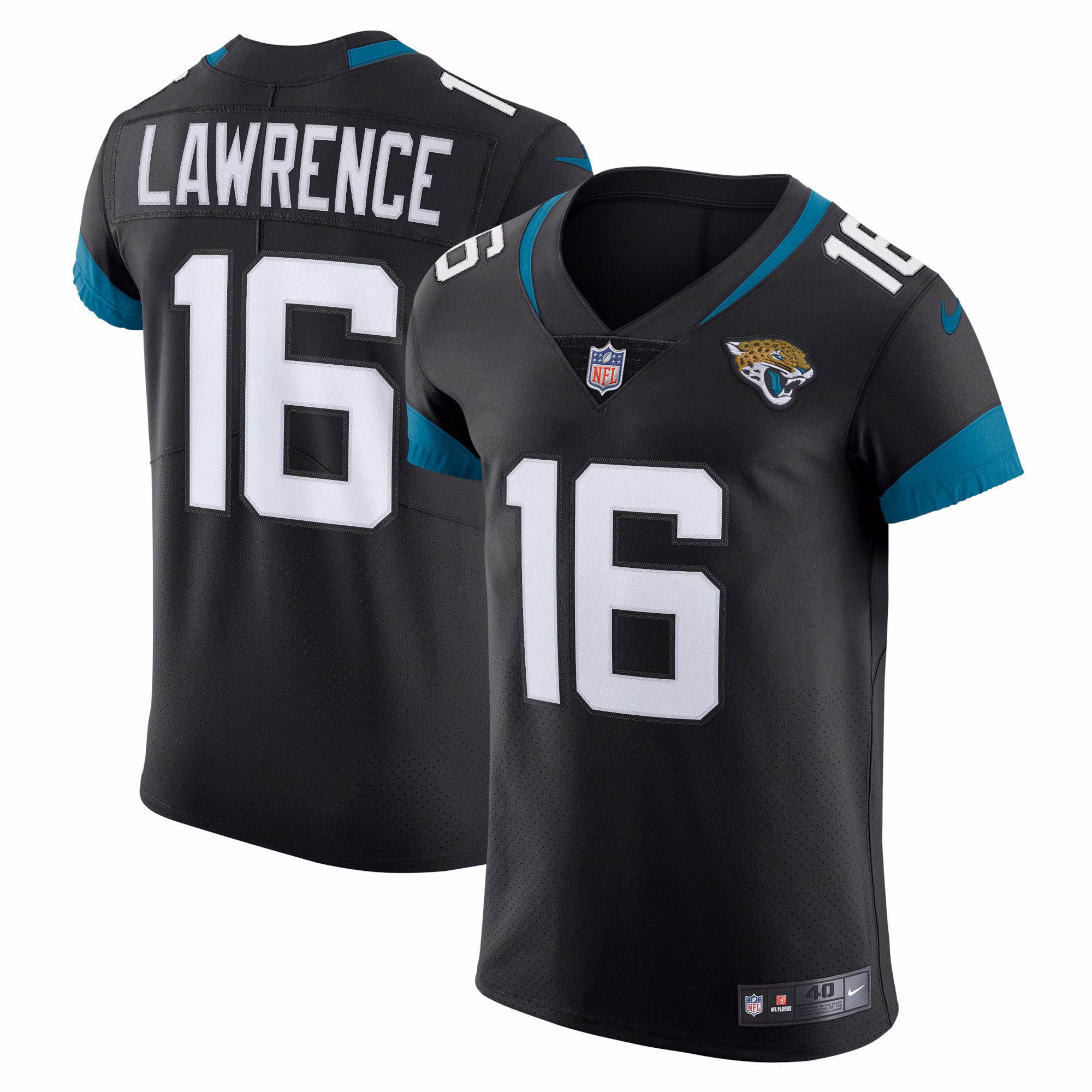 Trevor Lawrence #16 Jacksonville Jaguars Vapor Elite Jersey - Black