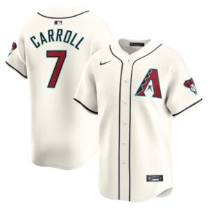 Men's Arizona Diamondbacks Corbin Carroll  White Home Limited Player Jersey