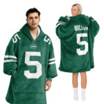 Adult GW 5 New York Football Unisex Blanket Hoodie