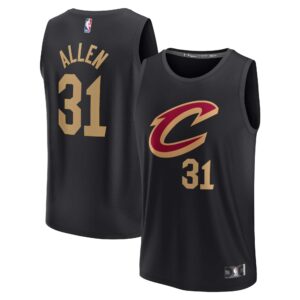 Jarrett Allen Cleveland Cavaliers  Youth 2021/22 Fast Break Player Jersey - Statement Edition