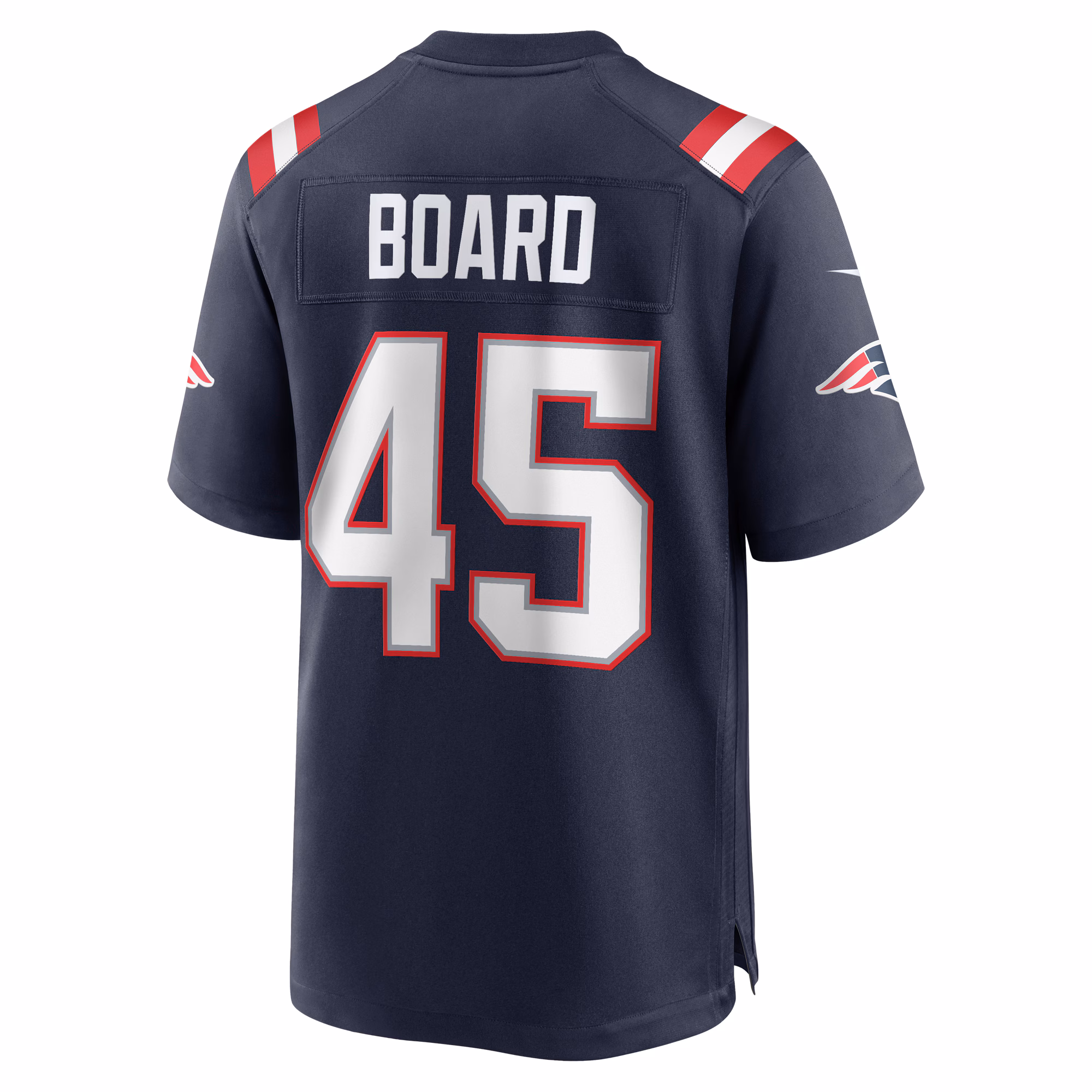 Chris Board New England Patriots Game Player Jersey - Navy - Image 3