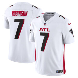Atlanta Falcons Bijan Robinson #7 White Vapor F.U.S.E. Limited Jersey