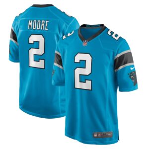 D.J. Moore Carolina Panthers  Game Jersey - Blue