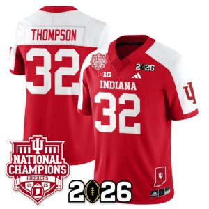 Anthony Thompson #32 Indiana Hoosiers Vapor Limited Football Jersey - 2025 National Champions - All Stitched