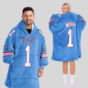 Adult C.W 1 Tennessee Football Unisex Blanket Hoodie