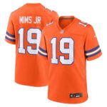 Marvin Mims Jr Denver Broncos Mile High Collection 1977 Throwback Player Game Jersey - Orange