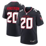 C.J. Henderson Houston Texans Team Game Jersey -  Navy