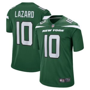 Allen Lazard New York Jets  Game Player Jersey - Gotham Green
