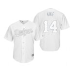 Men's Los Angeles Dodgers Enrique Hernandez Kike White 2019 Players Weekend Jersey