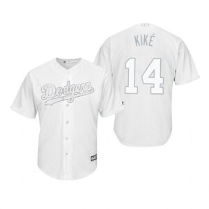 Men's Los Angeles Dodgers Enrique Hernandez Kike White 2019 Players Weekend Jersey