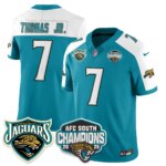 Brian Thomas Jr. #7 Jacksonville Jaguars JAX AFC South Division Champions Vapor Limited Throwback Jersey - All Stitched