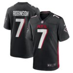 Atlanta Falcons Bijan Robinson #7 Black Game Jersey