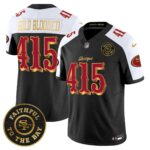 San Francisco 49ers Gold Blooded 415 SF "Rivalries" Vapor Limited Jersey - Faithful To The Bay Patch - All Stitched