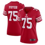 Matt Pryor San Francisco 49ers  Women's Game Jersey - Scarlet