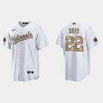 Men's Washington Nationals #22 Juan Soto 2022 All-Star Game Cool Base Jersey - White