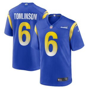 Tre'Vius Hodges-Tomlinson Los Angeles Rams Team Game Jersey -  Royal