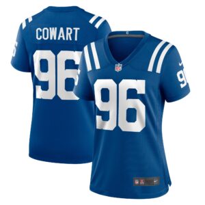 Byron Cowart Indianapolis Colts  Women's Game Player Jersey - Royal