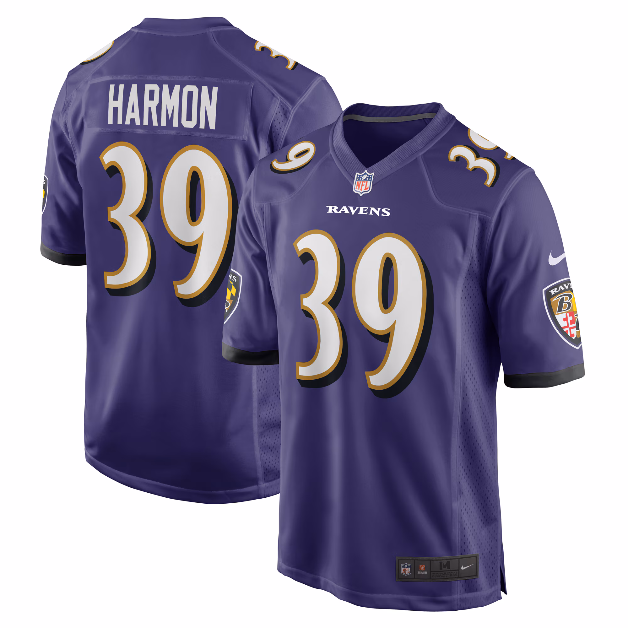 Duron Harmon Baltimore Ravens  Game Jersey -  Purple