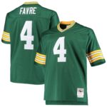 Brett Favre Green Bay Packers  Big & Tall 1996 Retired Player Replica Jersey - Green