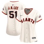 Women's San Francisco Giants Jung Hoo Lee #51 Cream Home Limited Jersey