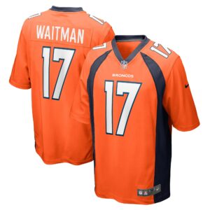 Corliss Waitman Denver Broncos  Game Player Jersey - Orange