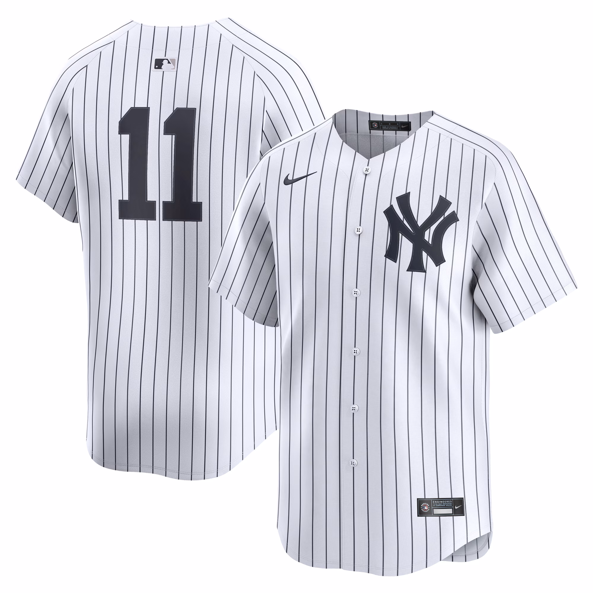 New York Yankees Anthony Volpe #11 White Home Limited Player Jersey