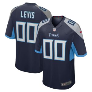 Will Levis Tennessee Titans  2023 Draft Pick Game Jersey - Navy