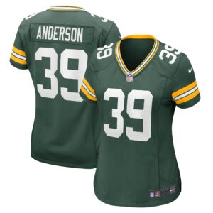 Zayne Anderson Green Bay Packers Women's Team Game Jersey -  Green