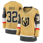 Jonathan Quick Vegas Golden Knights Women's Home Breakaway Jersey - Gold