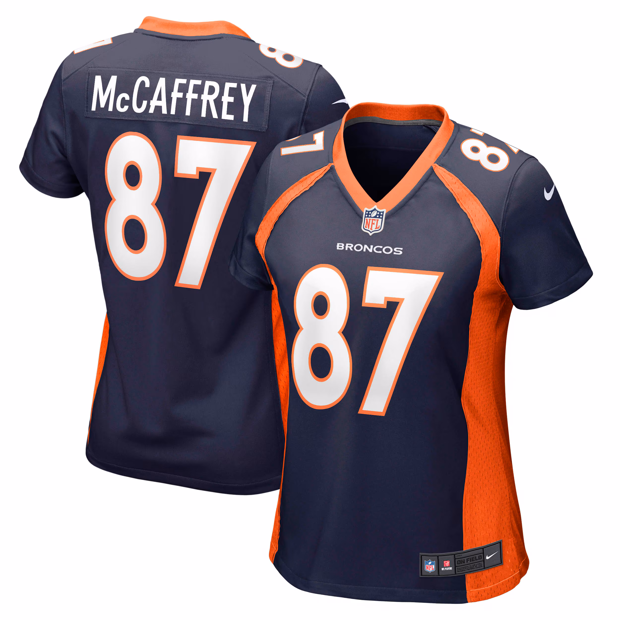 Ed McCaffrey Denver Broncos Women's Retired Player Jersey - Navy