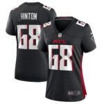 Women's Atlanta Falcons Kyle Hinton #68 Black Team Game Jersey