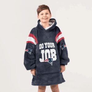 Kid Do Your Job 10 New England Football Unisex Blanket Hoodie