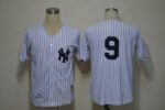Mitchell And Ness 1961 New York Yankees #9 Roger Maris White Throwback Stitched Jersey