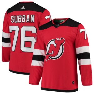 P.K. Subban New Jersey Devils  Authentic Player Jersey - Red