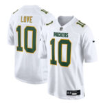 Green Bay Packers #10 Jordan Love White Fashion Game Jersey